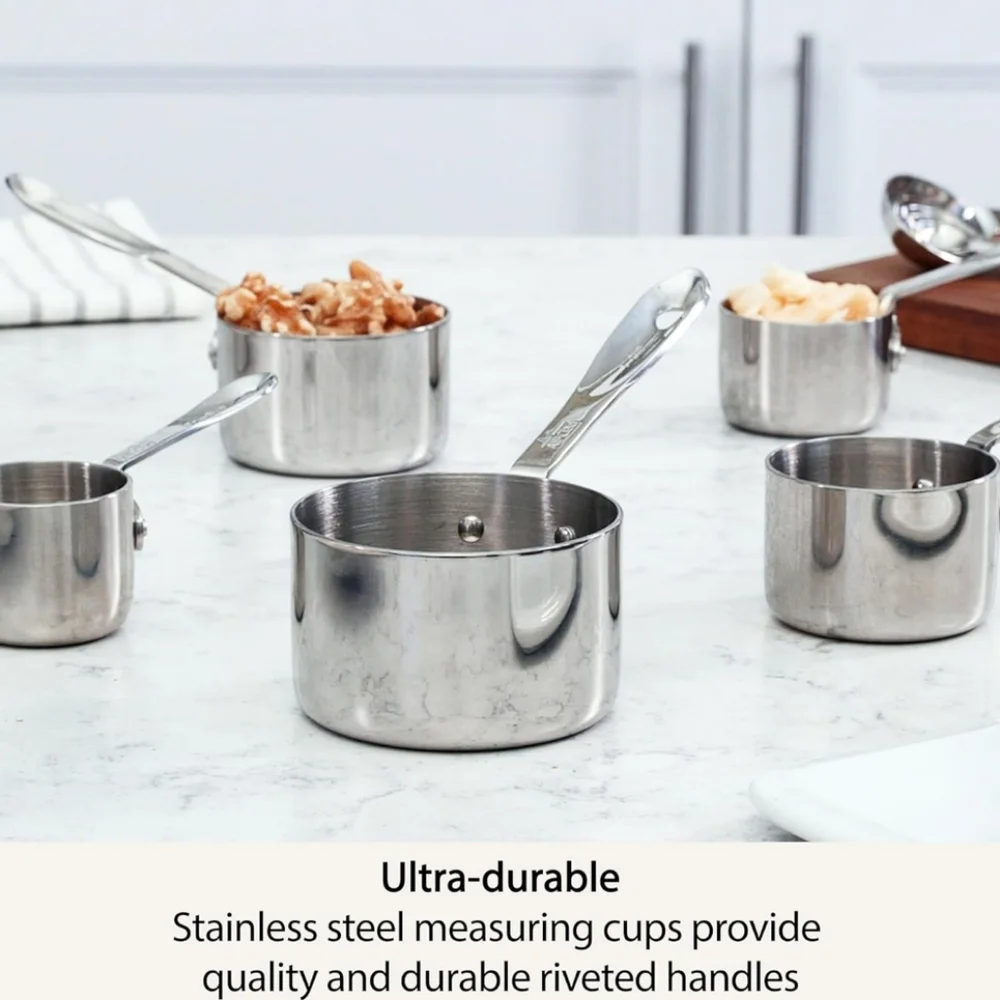 All-Clad standard measuring cup set of 4 stainless steel - NEW with tags!